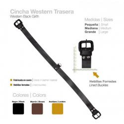  Cincha Western Trasera