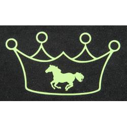 Pegatina, Corona Con Caballo