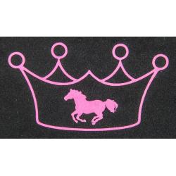 Pegatina, Corona Con Caballo