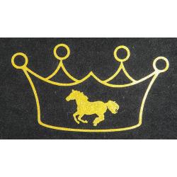 Pegatina, Corona Con Caballo