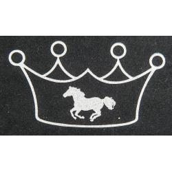 Pegatina, Corona Con Caballo