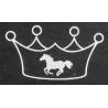 Pegatina, Corona Con Caballo