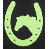 Pegatina, Herradura Con Caballo
