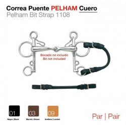 Correa Puente Pelham Cuero  Par