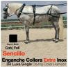 Enganche Collera Extra Inox Sencillo Negro