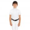 Equestro Lusineh Model Girl Polo Shirt In Stretch Material