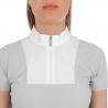Equestro Mariam Model Woman Polo Shirt In Stretch Material
