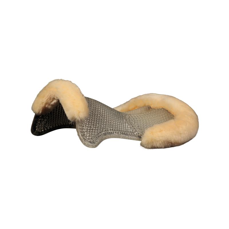 Acavallo Gel Pad Sheepskin Cut Out With Back Riser