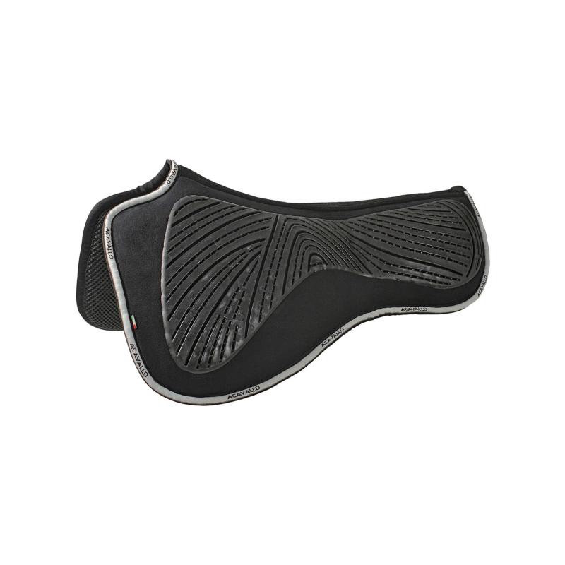 Acavallo Withers Shaped Spine Free Close Contact 3D Spacer Classic Gel Dressage Pad With Memory Foam