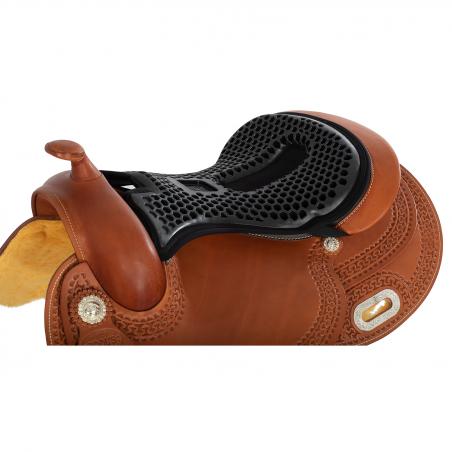 Acavallo Ortho-Coccyx Western Hexagonal Gel 20Mm Thickness Seat Saver With Dry-Lex
