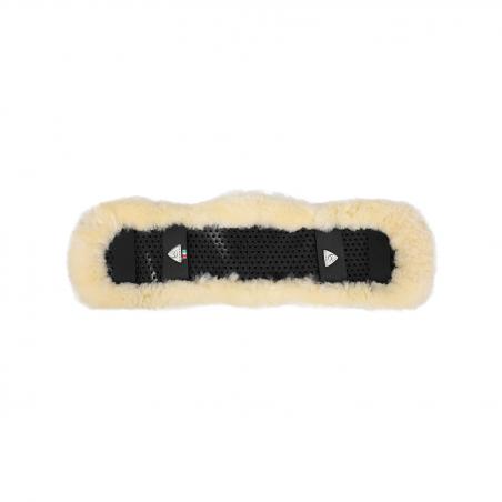 Acavallo Shaped Classic Gel Short Girth Saver With Sheepskin