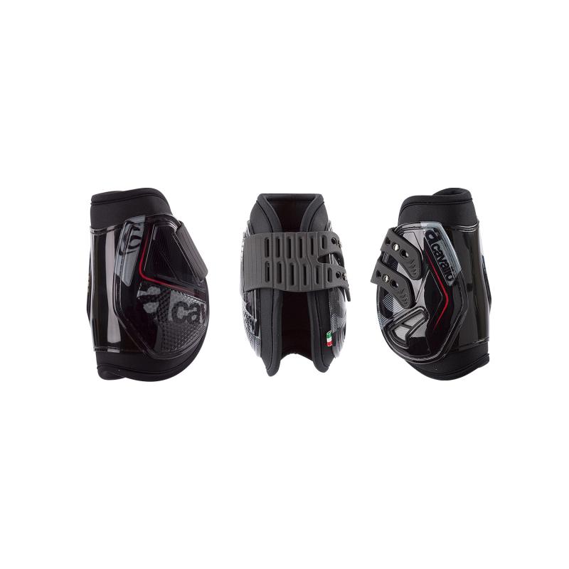 Acavallo Serigraphed Opera Back Boots With Elasticated Stud Fastening Gel Lined