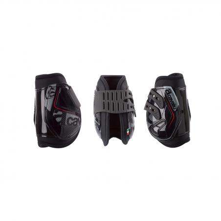 Acavallo Serigraphed Opera Back Boots With Elasticated Stud Fastening Gel Lined