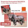  Enganche Pechopetral Valencia Doble Avellana