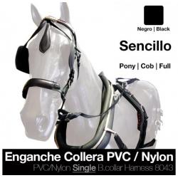  Enganche Collera Pvc/nylon Sencillo Negro