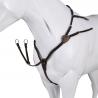Acavallo Calfskin Leather Breastplate With Five Points Attachment