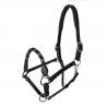 Acavallo Leather Halter With Ergonomic Pollguard - Rope Noseband