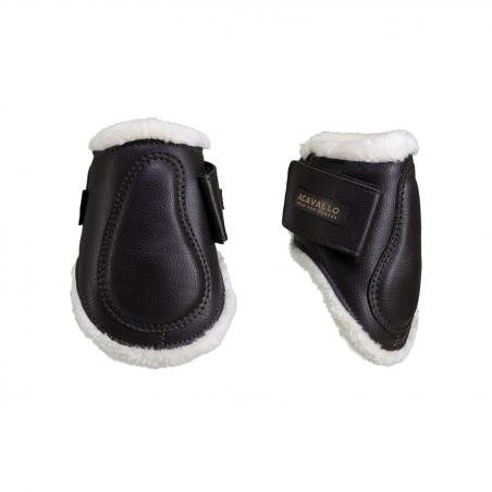 Acavallo Eco-Leather Ankle Boots With Eco-Woll And Velcro Fastening