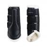 Acavallo Eco-Leather Hind Brushing Horse Boots With Triple Velcro Fastening