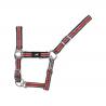 Foal Nylon Bicolor Halter With Double Adjustment And Snap Hook