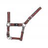 Foal Nylon Bicolor Halter With Double Adjustment And Snap Hook