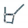 Foal Nylon Bicolor Halter With Double Adjustment And Snap Hook