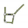 Foal Nylon Bicolor Halter With Double Adjustment And Snap Hook