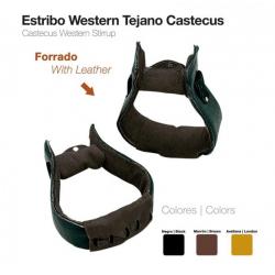  Estribo Western Tejano Castecus Forrado