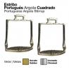  Estribo Portugués Argola Cuadrado