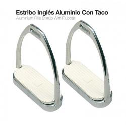  Estribo Inglés Aluminio Con Taco 21108al-46 12cm