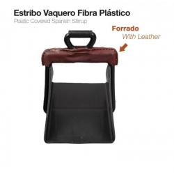Estribo Vaquero Fibra Plástico Forrado
