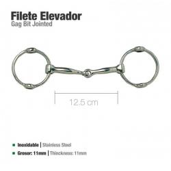  Filete Elevador Inox 21262 12.5cm