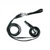 Equestro Double Leather And Tubular Nylon Dreaw Reins