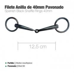  Filete Anilla De 40mm Pavonado 12.5cm