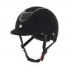 Equestro Eclipse Plain Velvet Model Helmet