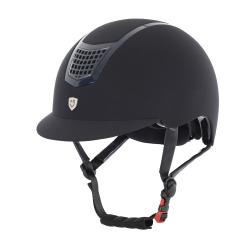 Equestro Eclipse Plain Velvet Model Helmet