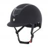 Equestro Eclipse Plain Velvet Model Helmet