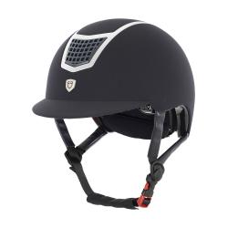 Equestro Eclipse Plain Velvet Model Helmet