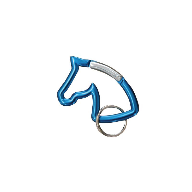 Aluminum Horse Head Keychain