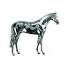 Silver Plated Stock Pins Standing Horse Model