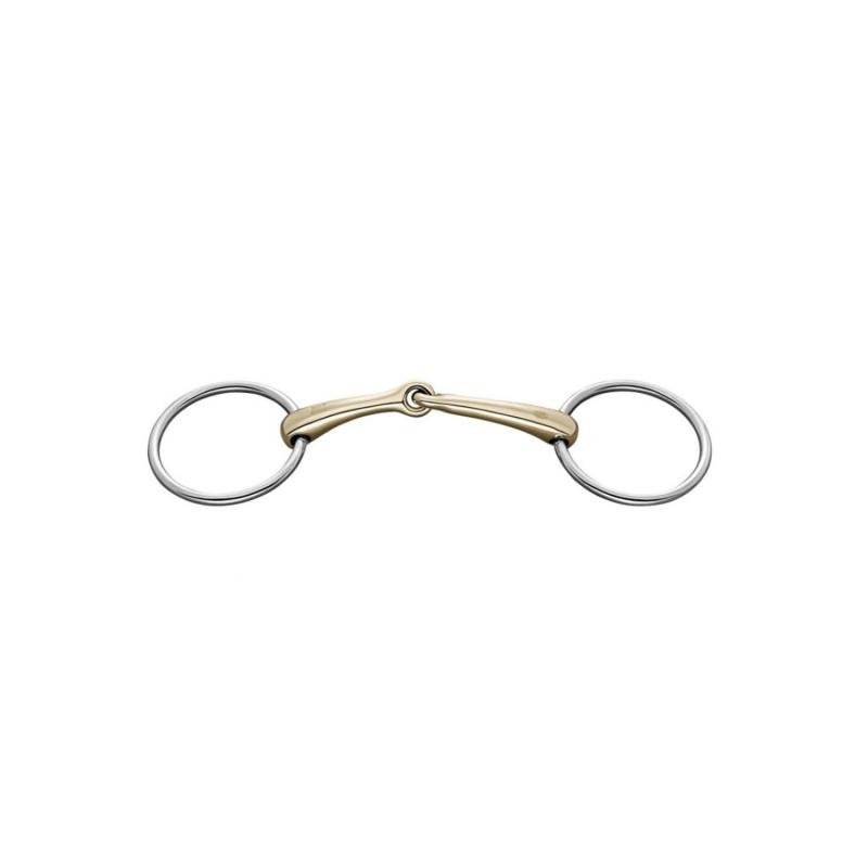 Mors De Bride à Anneaux Ronds Osaqi, Acier Inoxydable, Simple Brisure, 5 Pouces
