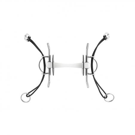 Nathe Full Cheek Gag Bit 20Mm With Flex. Mullen Mouth
