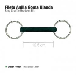  Filete Anilla Goma Blanda 21300r 12.5cm