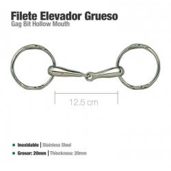  Filete Elevador Inox Grueso 21907 12.5cm