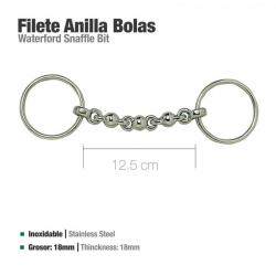  Filete Anilla Inox Bolas 21549-50 12.5cm