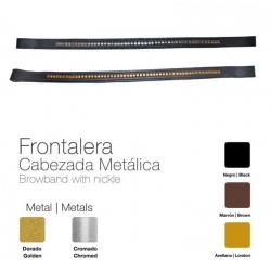  Frontalera Cabezada Metálica