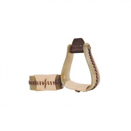 Rawhide Western Stirrups Custom Made 919