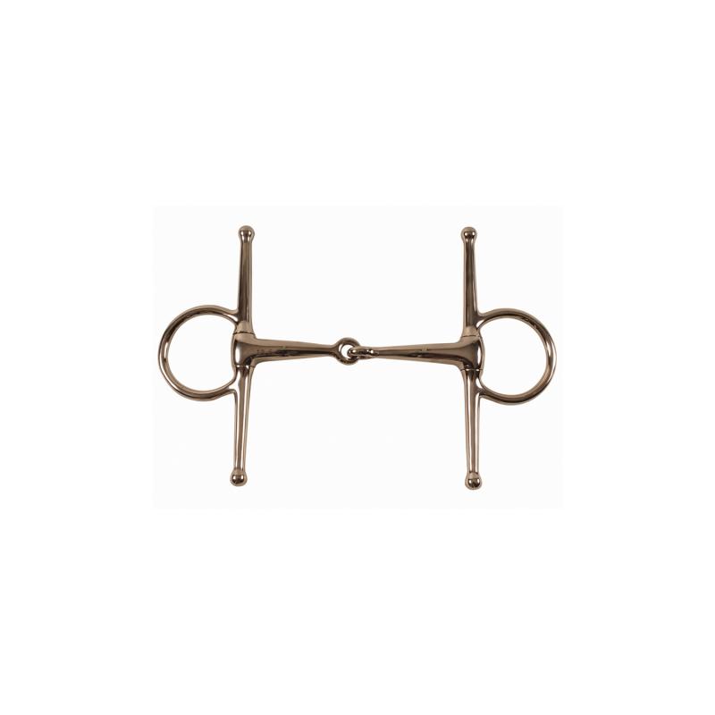 Solid Full Cheeck Snaffle Bit