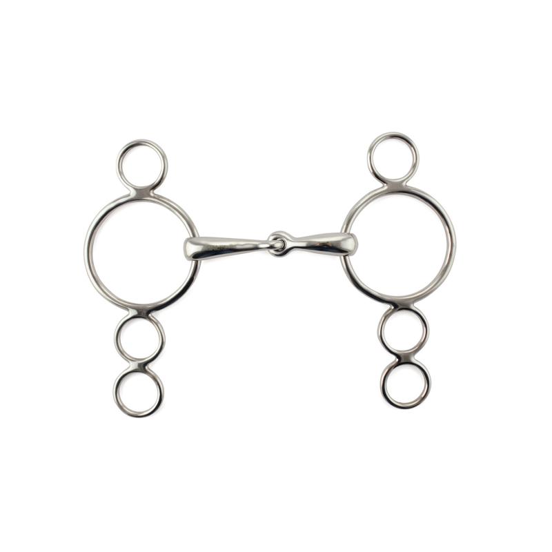Pony Solid 4-Ring Gag Bit