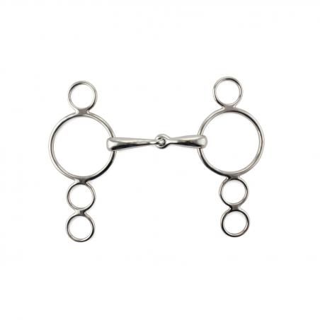 Pony Solid 4-Ring Gag Bit